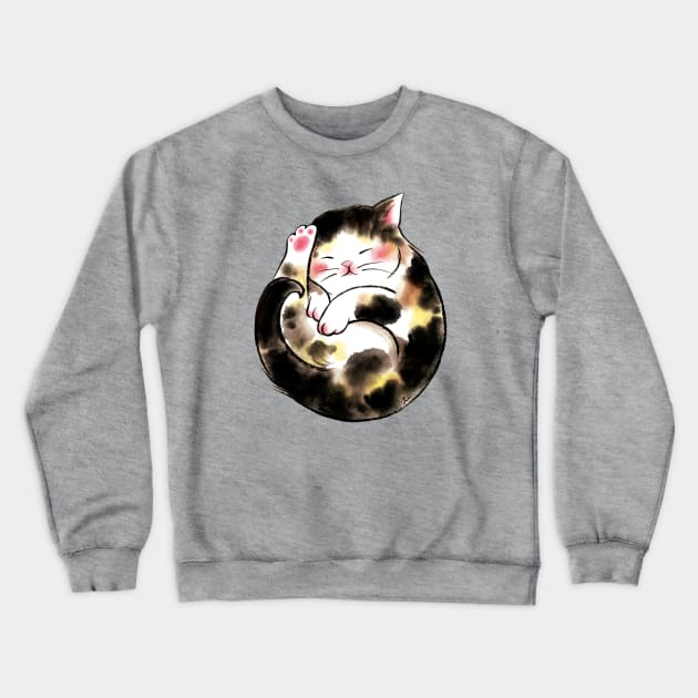 Sweet heart baby cat Crewneck Sweatshirt by juliewu